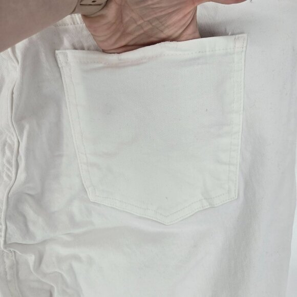 Kut from the kloth womens size 18w white Catherine Boyfriend denim jeans NWT - Picture 11 of 13